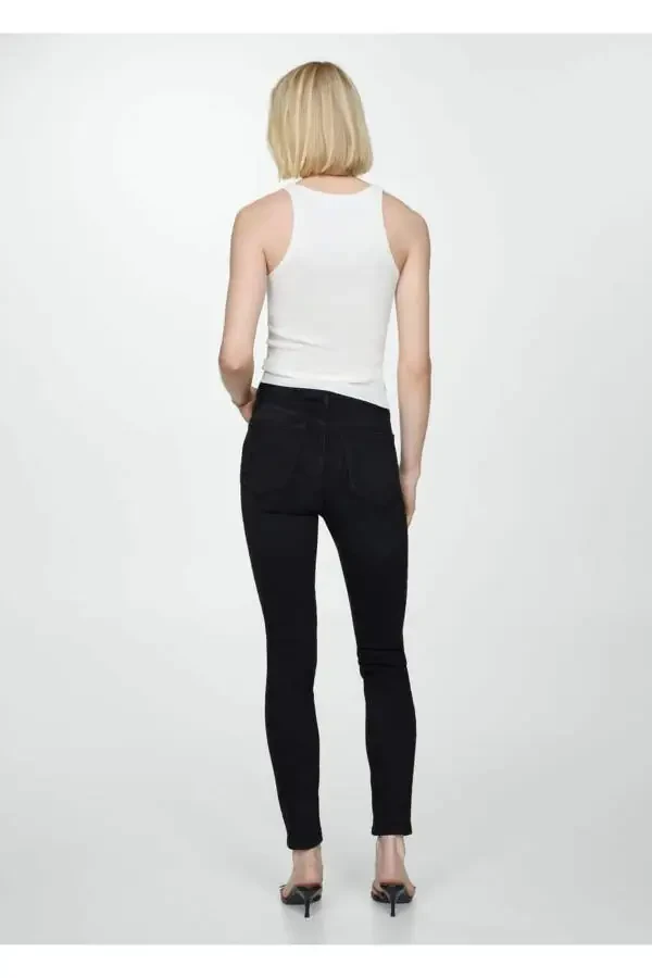 High Waist Skinny Jeans - 8