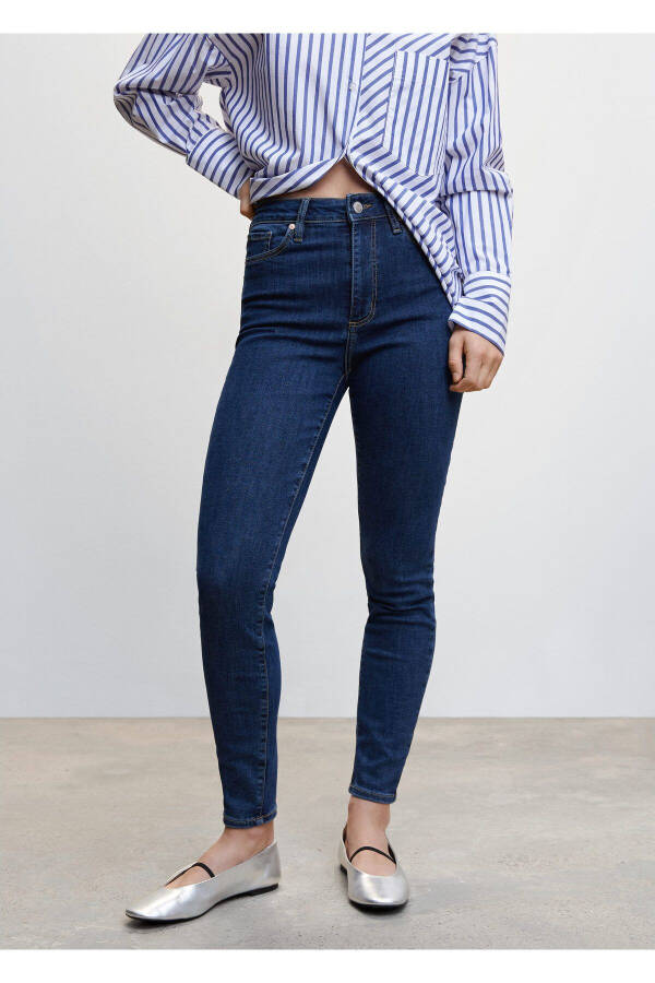 High Waist Skinny Jeans - 2