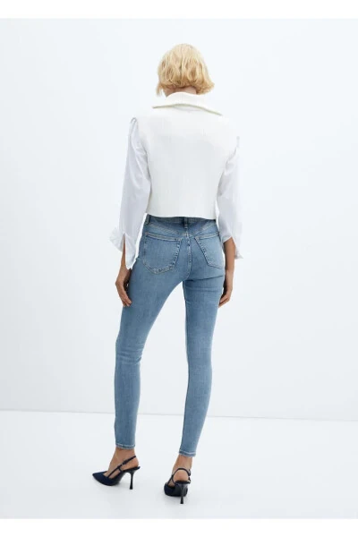High waist skinny jeans - 4