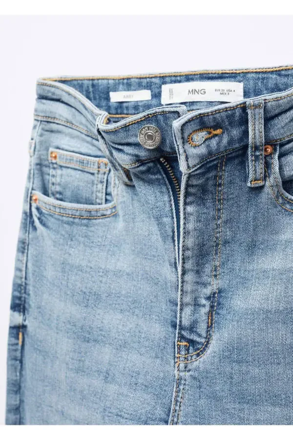 High waist skinny jeans - 6