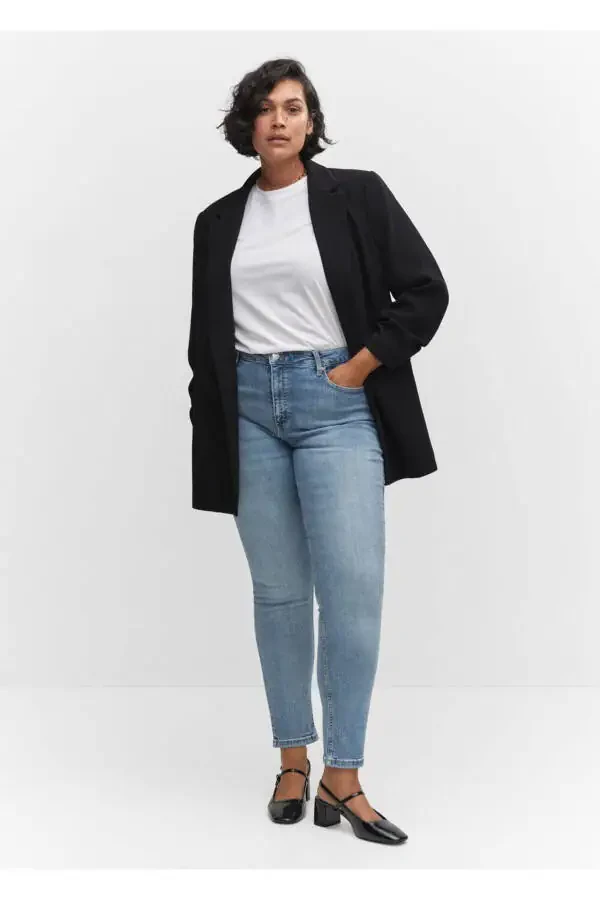 High waist skinny jeans - 7