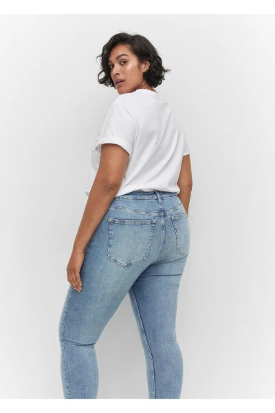 High waist skinny jeans - 8