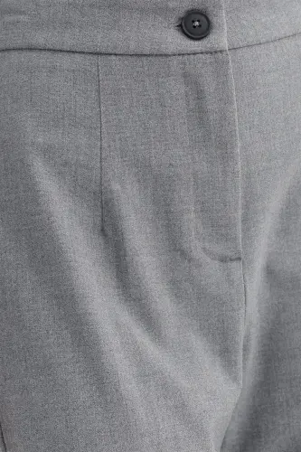 High Waist Wide Leg Trousers Pn8130 - Dk14 - 3