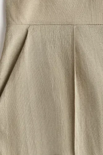 High Waisted Chic Pants-Beige - 5