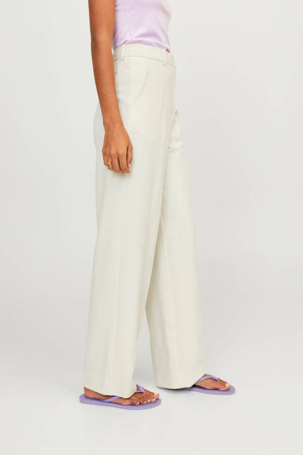 High Waisted Fabric Trousers - Marry - 6