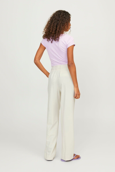 High Waisted Fabric Trousers - Marry - 7