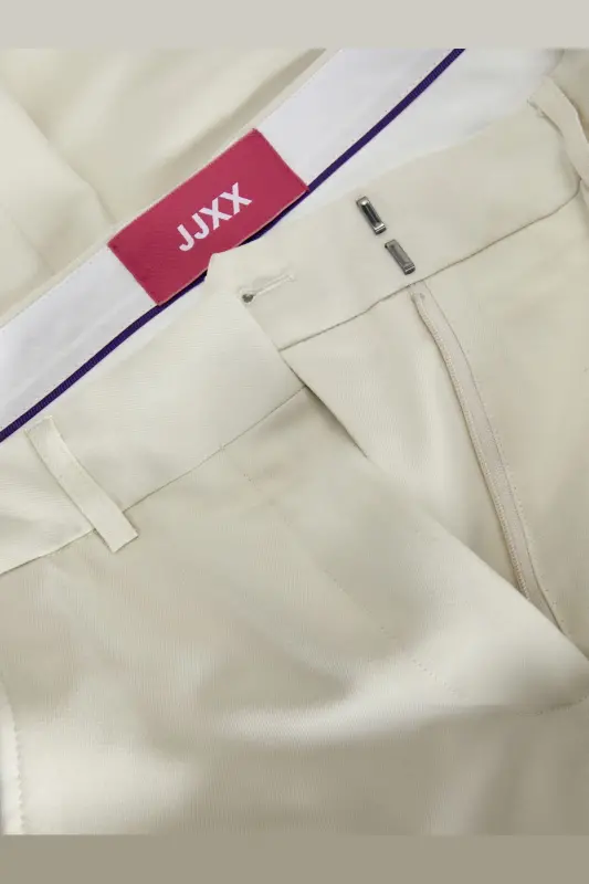 High Waisted Fabric Trousers - Marry - 8
