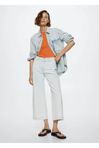 High-Waisted Jean Pants - 2