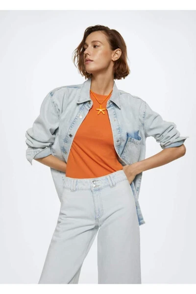 High-Waisted Jean Pants - 7