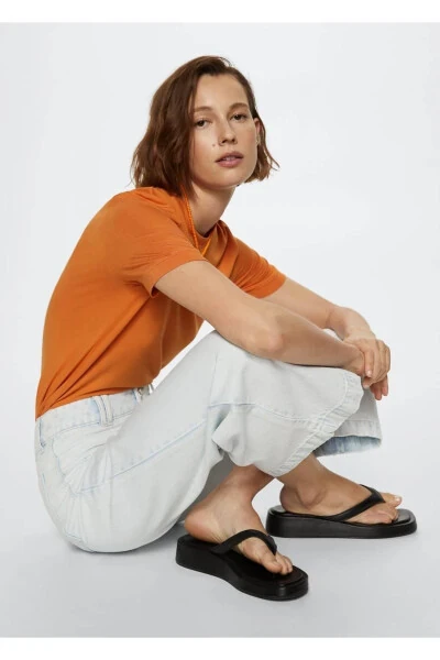 High-Waisted Jean Pants - 8