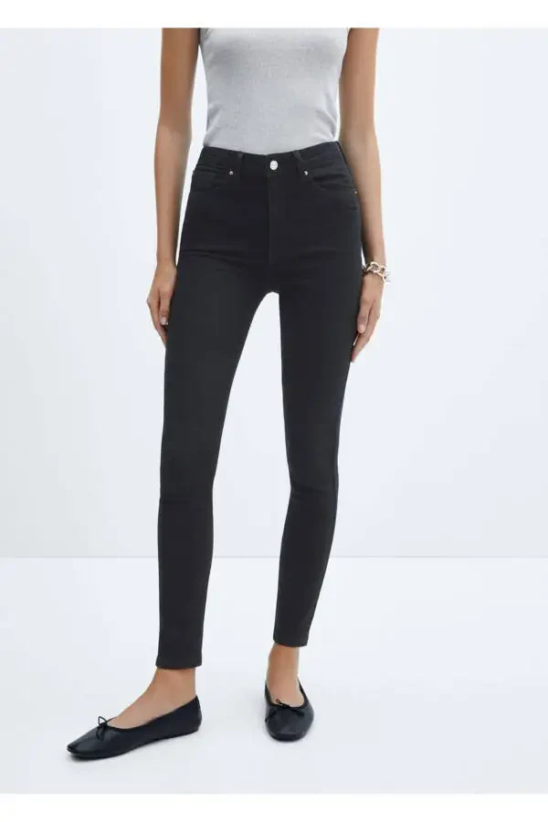 High-waisted skinny jean - 1