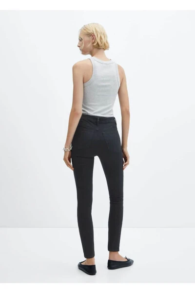 High-waisted skinny jean - 4