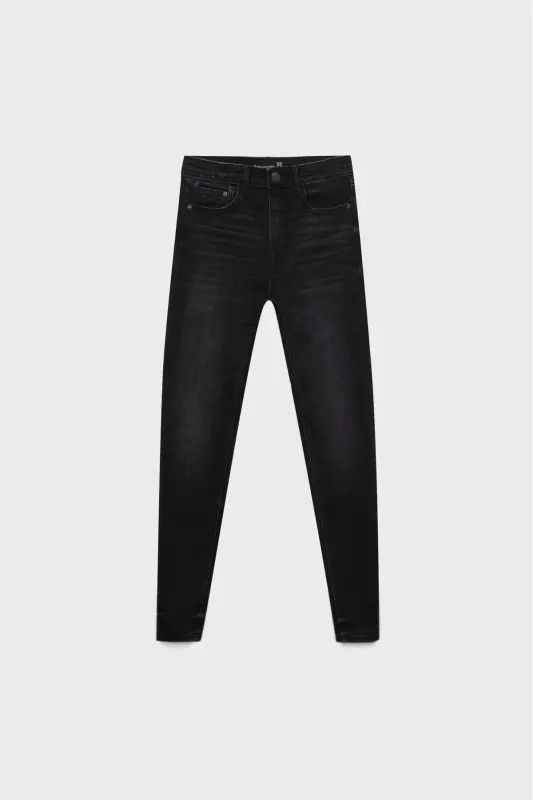 High waisted skinny jeans - 5