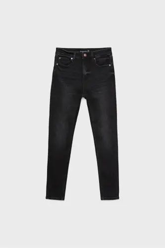 High waisted skinny jeans - 8