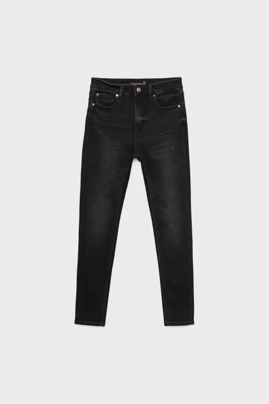 High waisted skinny jeans - 8