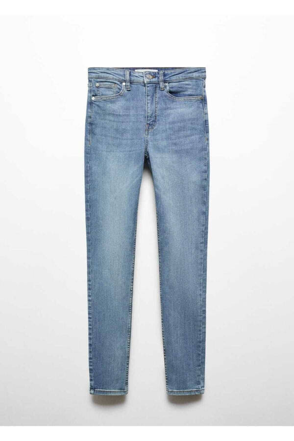 High Waisted Skinny Jeans - 3