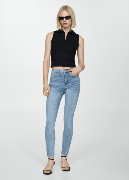 High waisted skinny jeans - 16