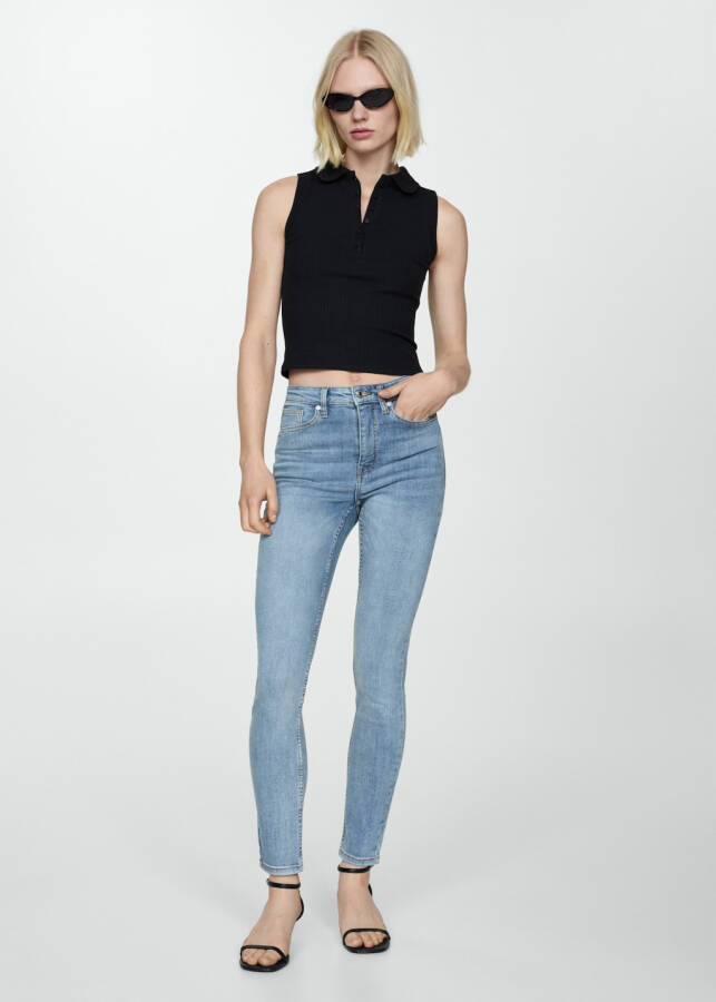 High waisted skinny jeans - 16