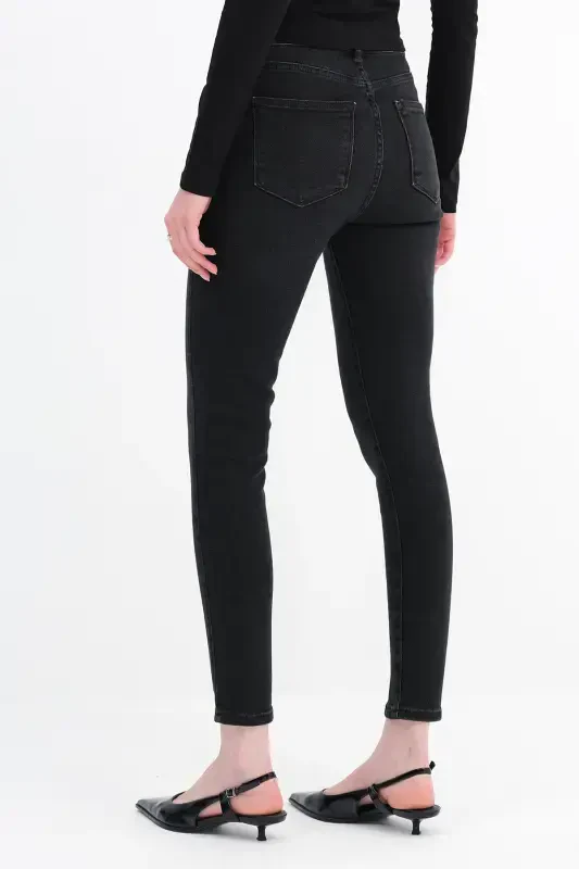 High Waisted Skinny Jeans Pn6578-pnp - 6