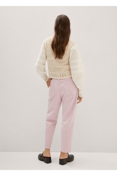 High-Waisted Slouchy Jeans - 4