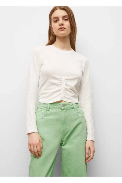 High Waisted Wideleg Jean - 4