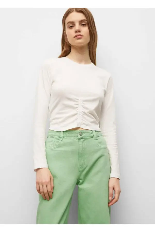 High Waisted Wideleg Jean - 4