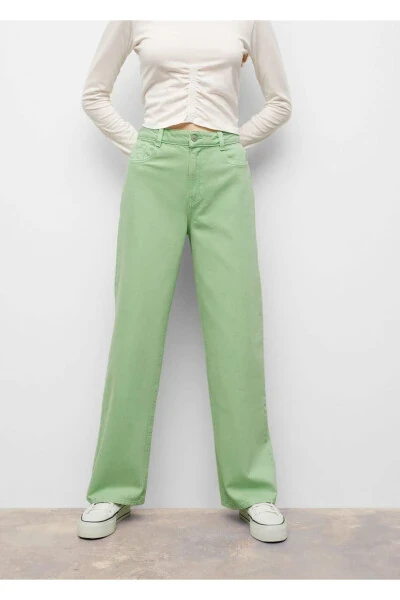 High Waisted Wideleg Jean - 5