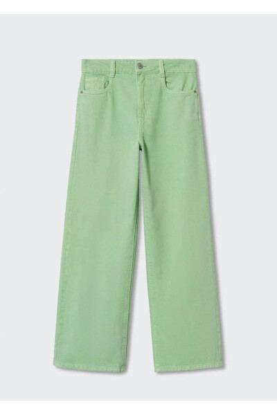 High Waisted Wideleg Jean - MANGO TEEN (1)