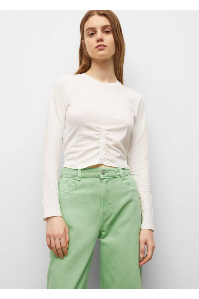 High Waisted Wideleg Jean - 4