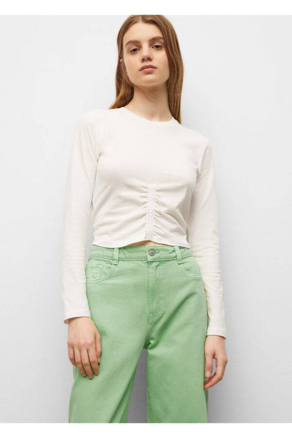 High Waisted Wideleg Jean - 4