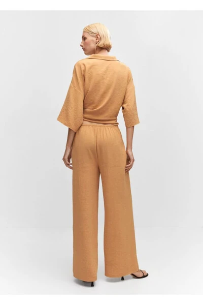 High Waisted Wideleg Pants - 4