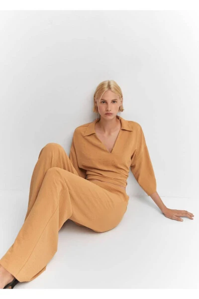 High Waisted Wideleg Pants - 5