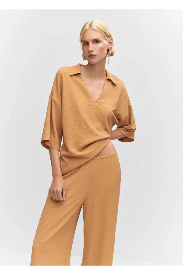 High Waisted Wideleg Pants - 7