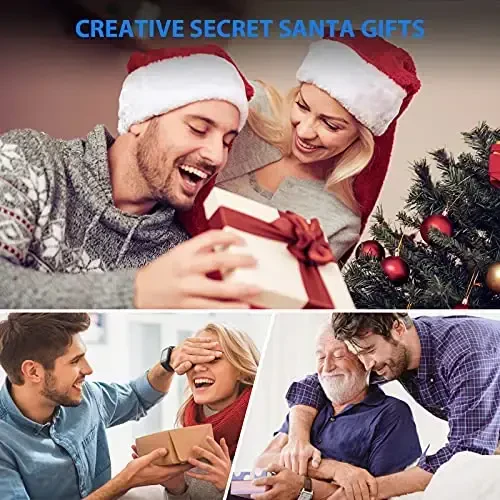 HIGHEVER LED Beanie Hat with Light: Christmas Stocking Stuffers for Men Adult Cool Gifts for Teen Boys Men Dad Winter Gifts - 2