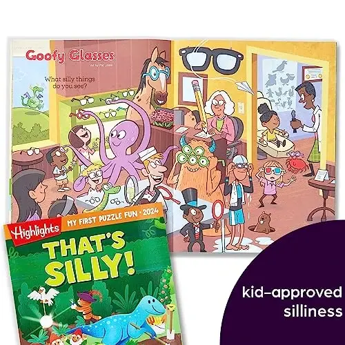 Highlights for Children My First Puzzle Fun 2024 Puzzle Books for Kids Ages 3-6, 4-Book Set of Matching, Mazes, Spot-The-Differences, and More Travel-Friendly Screen Free Brain-Boosting Activities - 5