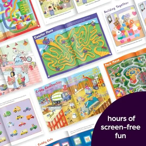 Highlights My First Puzzle Fun Activity Books 2027 Special Edition Gift Set | Variety Puzzle Book Set for Little Ones with Mazes, Matching and More, Travel-Friendly Activity Books for Kids Ages 3-6 - 6