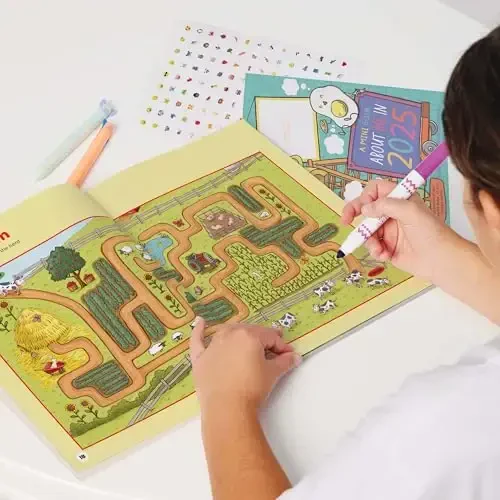 Highlights My First Puzzle Fun 2025 Puzzle Books for Kids Ages 3-6, 4-Book Set of Matching, Mazes, Spot-The-Differences, and More Travel-Friendly Screen Free Brain-Boosting Activities - 6