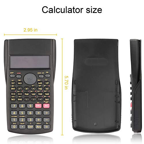 HIHUHEN 2-Line Engineering Scientific Calculator Function Calculator for School and Business (HY-82MS) - 3