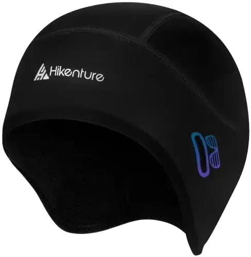 Hikenture Skull Cap Helmet Liner with Glasses Holes, Winter Thermal Cycling Cap for Men & Women, Cycling Hat Beanie - 1