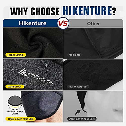 Hikenture Winter Skull Cap Helmet Liner for Men Women Thermal Hat - 5