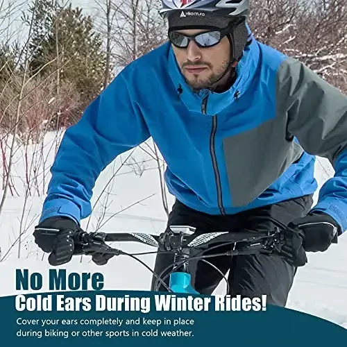 Hikenture Winter Skull Cap Helmet Liner for Men Women Thermal Hat - 6