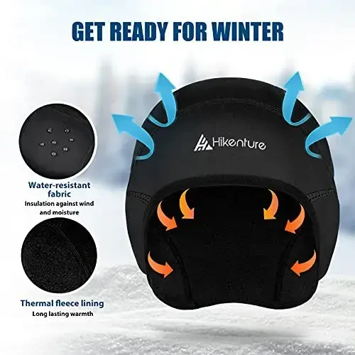 Hikenture Winter Skull Cap Helmet Liner for Men Women Thermal Hat - 2