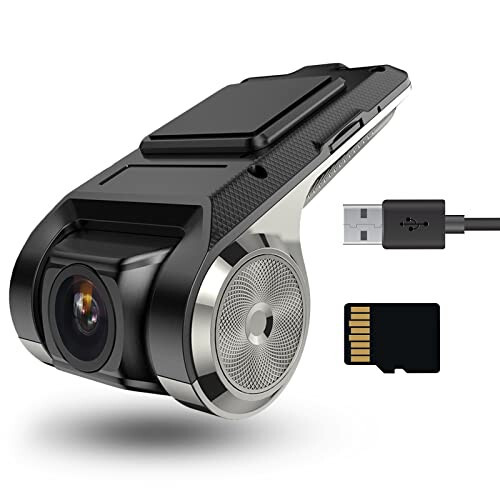 Hikity USB DVR Avtomobil Old Kamera - 32GB SD Karta Ega Avtomobillar Uchun Tsikl Kayd Old Kamera 24 Soatlik To'xtash Rejimi Haydovchi Yozuvchi LDWS FCWS Old Kamera Android Radio Stereo GPS DVD - Hikity