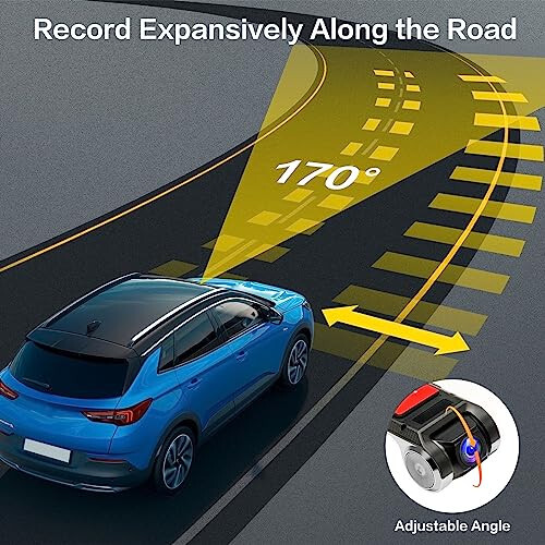 Hikity USB DVR Avtomobil Old Kamera - 32GB SD Karta Ega Avtomobillar Uchun Tsikl Kayd Old Kamera 24 Soatlik To'xtash Rejimi Haydovchi Yozuvchi LDWS FCWS Old Kamera Android Radio Stereo GPS DVD - 4