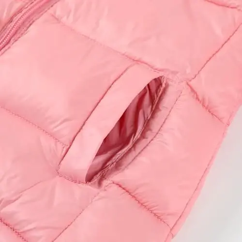 HILEELANG Baby Toddler Boy Girl Winter Dinosaur Hooded Puffer Jackets Coats Warm Zip-UP Padded Outerwear - 1