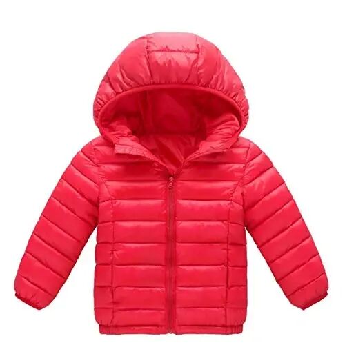 HILEELANG Kids Boy Girl Winter Hooded Puffer Jackets Coats Light Weight Padded Outerwear - HILEELANG