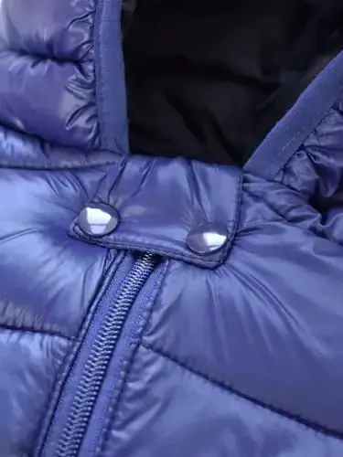 HILEELANG Kids Boy Girl Winter Hooded Puffer Jackets Coats Light Weight Padded Outerwear - 4