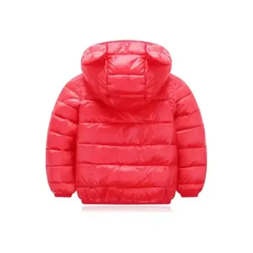 HILEELANG Kids Boy Girl Winter Hooded Puffer Jackets Coats Light Weight Padded Outerwear - MODAZONE (1)