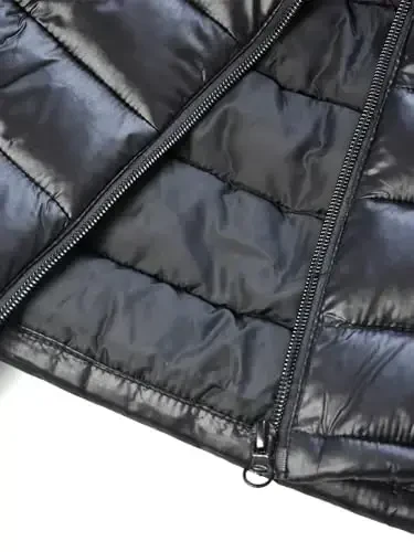 HILEELANG Kids Boy Girl Winter Hooded Puffer Jackets Coats Light Weight Padded Outerwear - 3