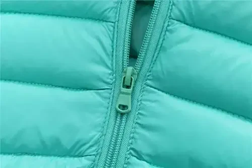 HILEELANG Kids Boy Girl Winter Hooded Puffer Jackets Coats Light Weight Padded Outerwear - 4